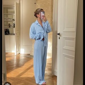 Djerf Avenue Go Slow Pajama Top